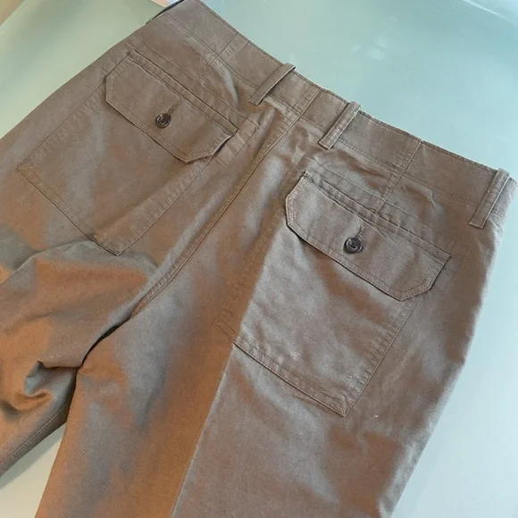 Linen Pants Banana Republic Linen Blend High Waist Straight Leg Pants Size 30/32 - Picture 10 of 12